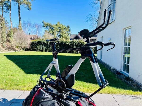 Bike Travel Bag QR-TA12 Adapter converting quick release to thru-axle