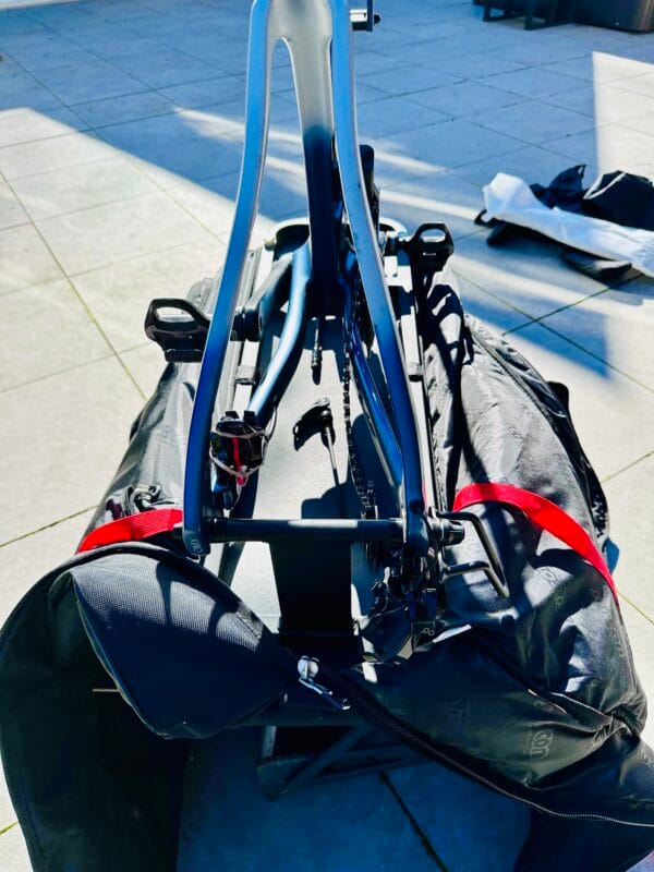 Bike Travel Bag Adapter – Rim Brake to Disc Brake Conversion (12 mm Thru-Axle)